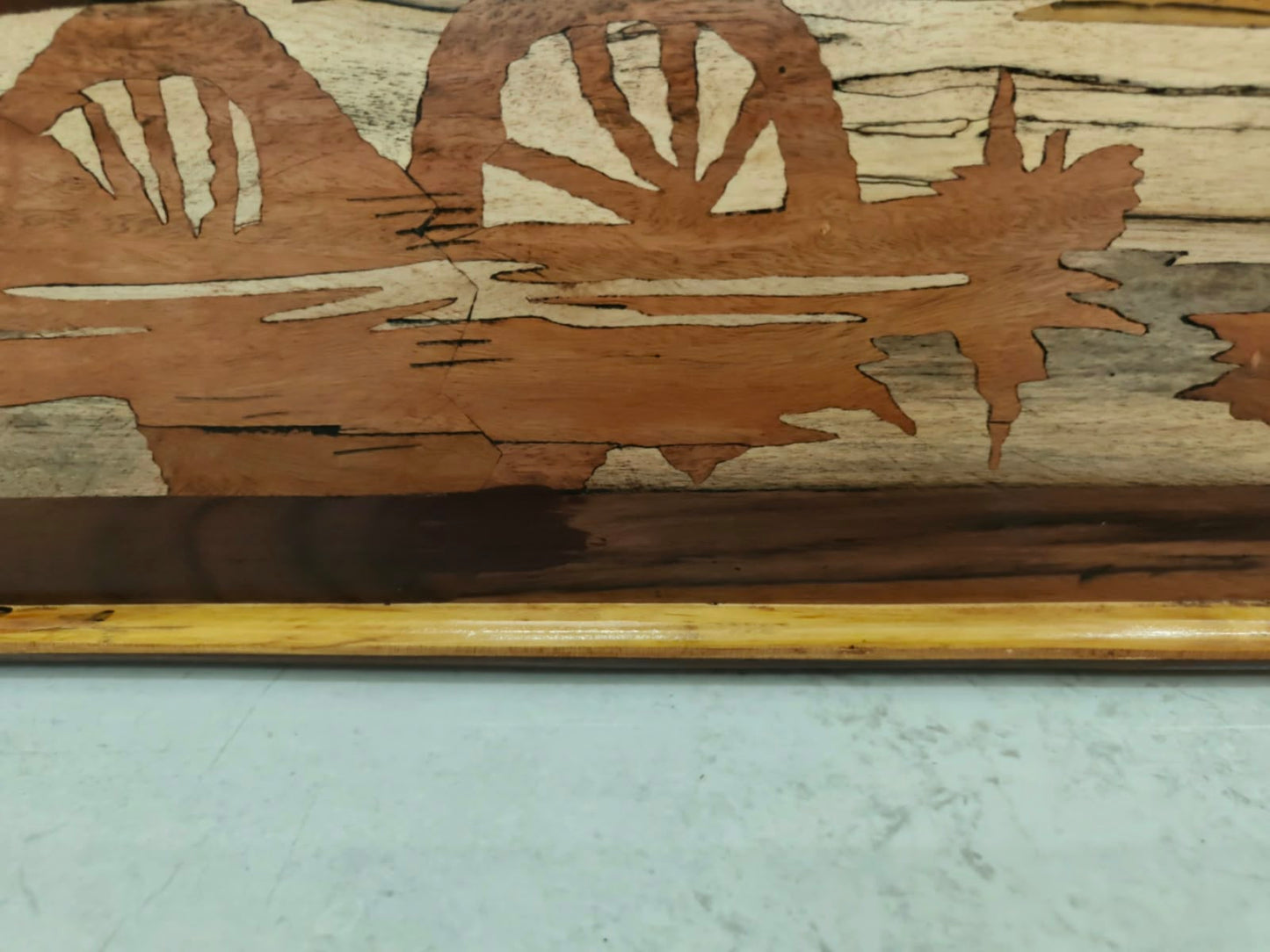 Traditional Indian Wooden Inlay Painting - 2D