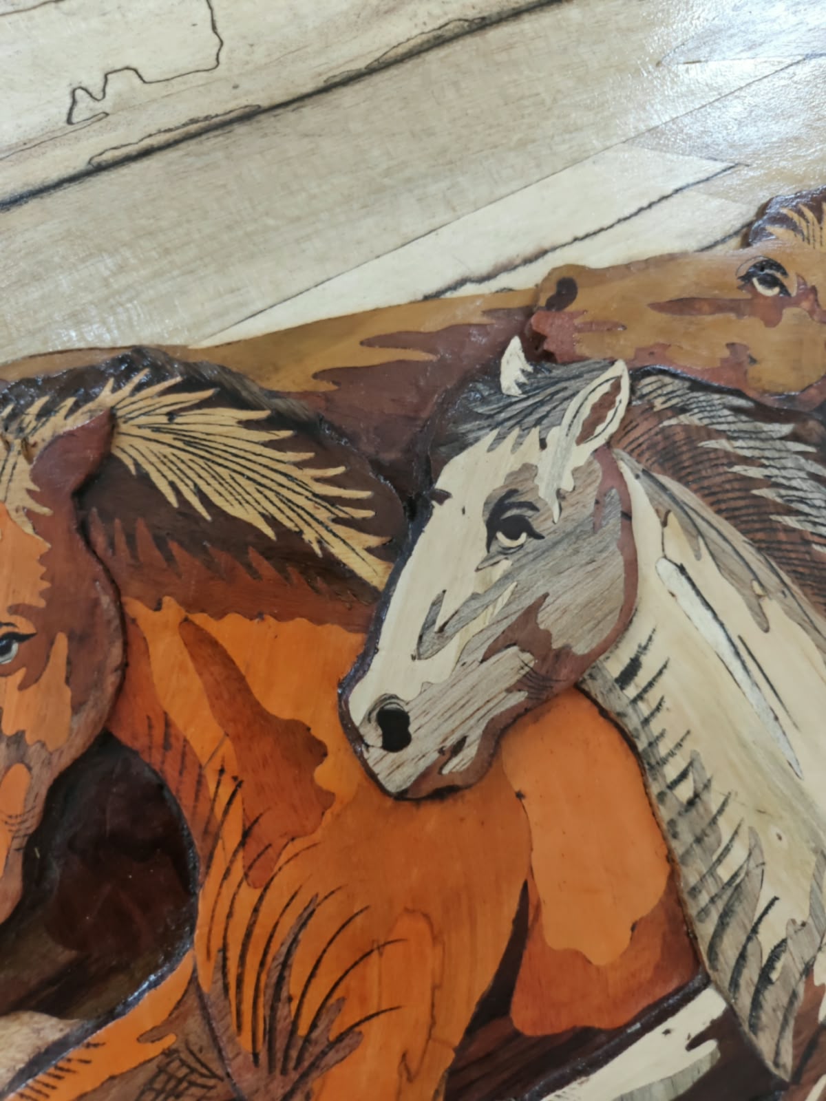 Traditional Wooden Inlay Painting- 3D