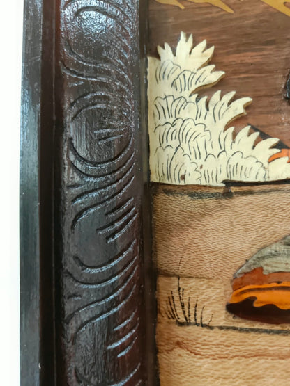 Traditional Wooden Inlay Painting- 3D