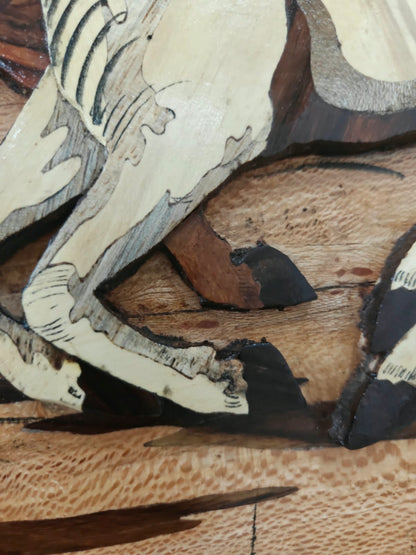 Traditional Wooden Inlay Painting- 3D