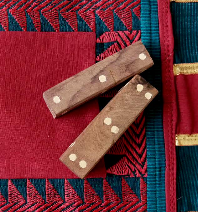 Royal Chausar Complete pack with In built pocket to carry Wooden Dice and Tokens and Player Manual