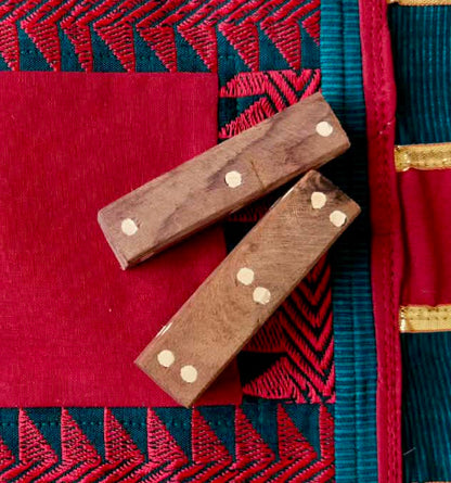 Royal Chausar Complete pack with In built pocket to carry Wooden Dice and Tokens and Player Manual