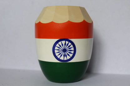 Coconut Pen Stand (India Flag)