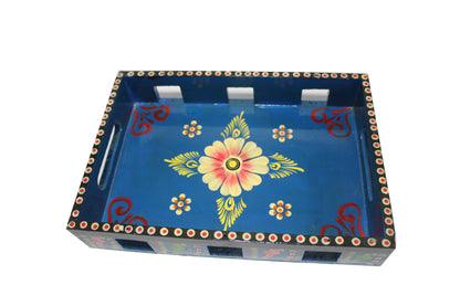 Handmade wooden tray